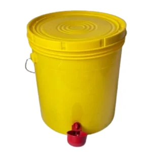 20-Litre Poultry Bucket with Automatic Cup Drinkers